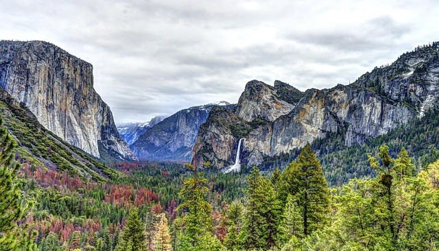 A beautiful landscape of Yosemite National Park.